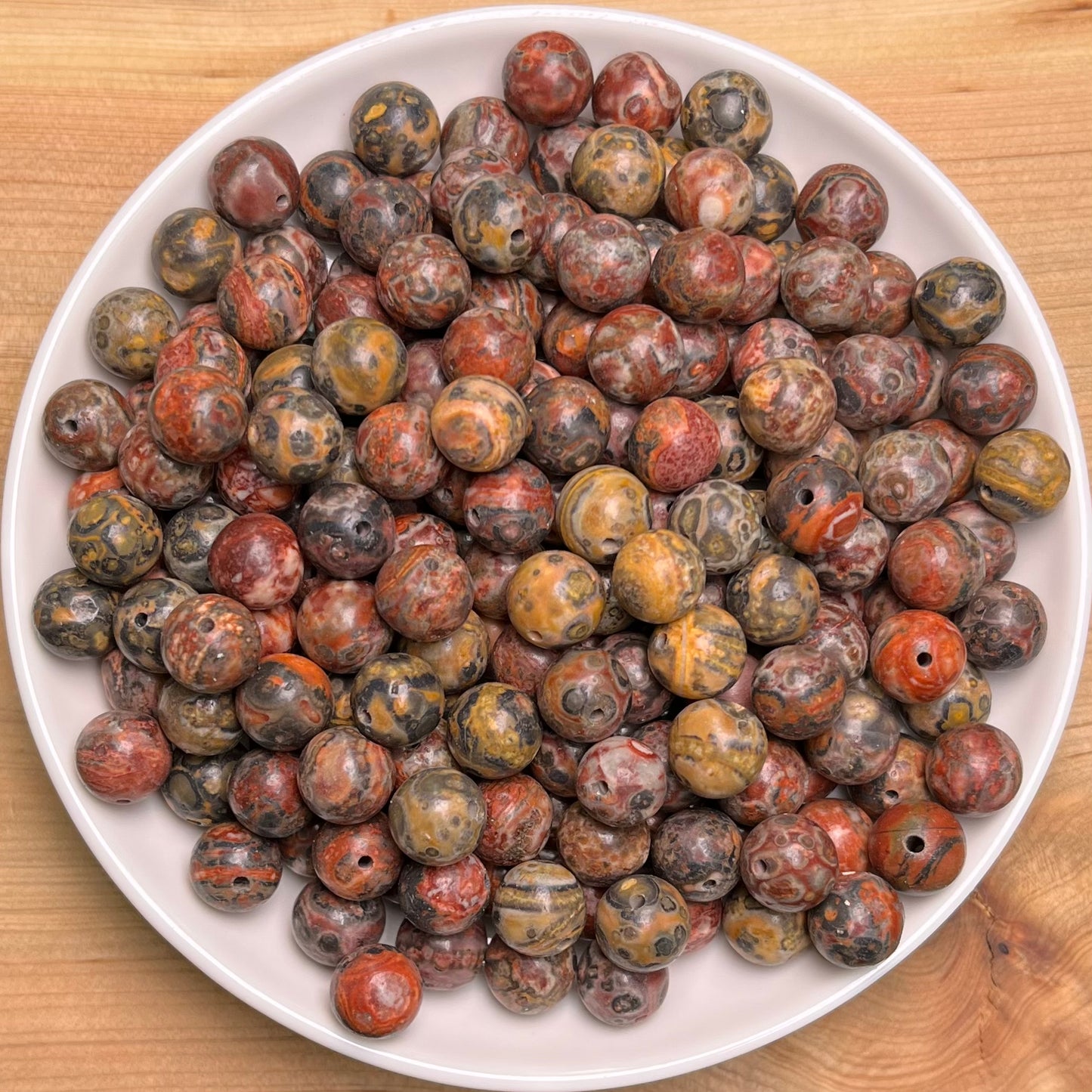 OFF Screen Jasper crystal bead_ 1 bowl 8mm