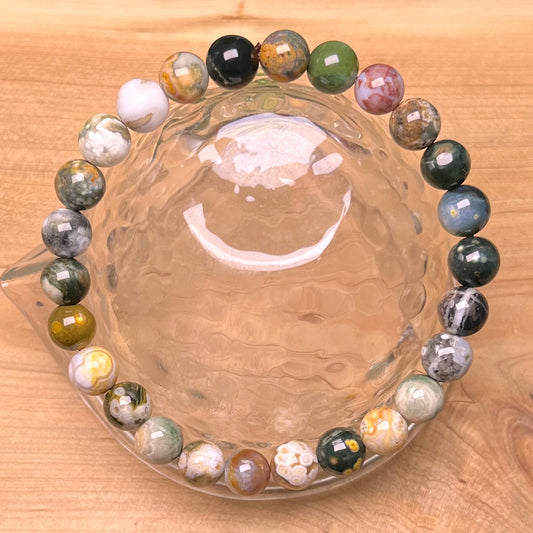 Ocean Jasper bracelet（High Quality）6mm