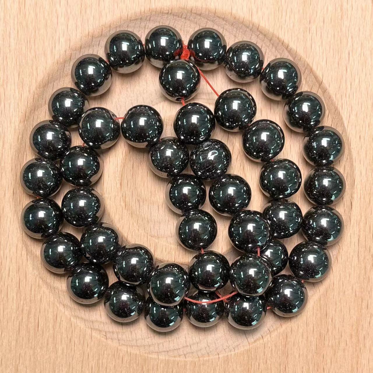 Hematite bead strand 10mm