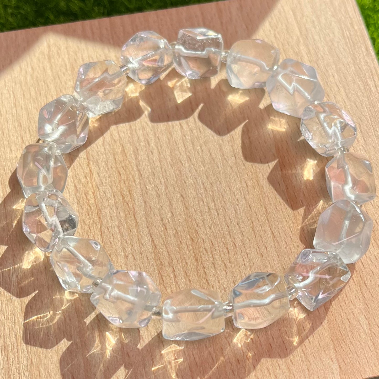 Clear Quartz Freeform bracelet