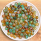 OFF Screen Agate crystal bead_ 1 bowl 8mm