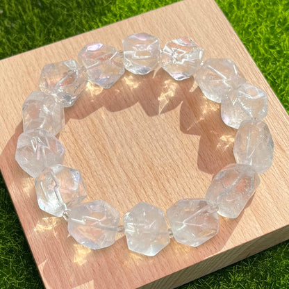 Clear Quartz Freeform bracelet